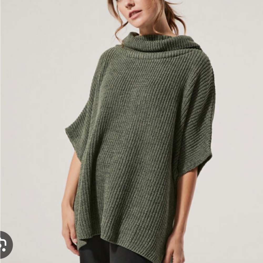Pact Organic Cowl Neck Sweater Poncho